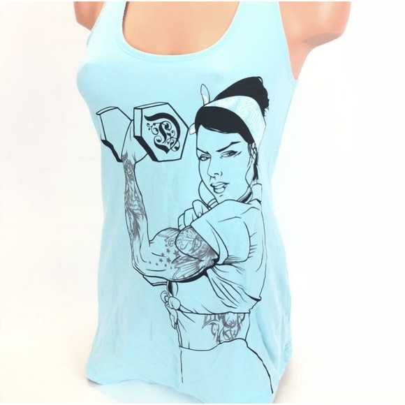 Women’s fitness razorback tank top size Small - Picture 7 of 8